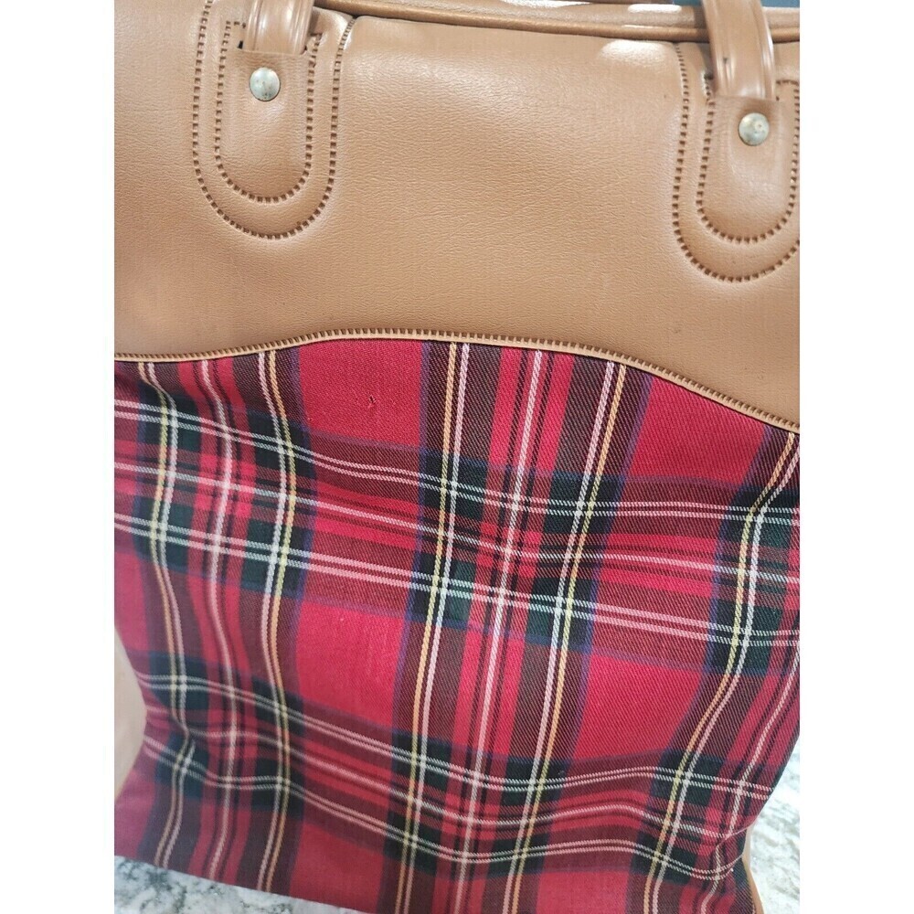 Vintage Thermos Picnic Set With Red Plaid Carry Case - 2 Thermos with Lunch Box - Picture 6 of 10